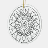 Volwassen kleuren Mandala Ornament (Links)