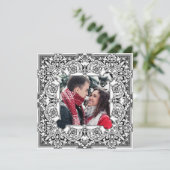 Volwassen kleuren: persoonlijke kerstkaart (Staand voorkant)