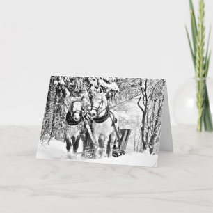 Volwassen kleuren: Vroege kerstkaart Feestdagen Kaart