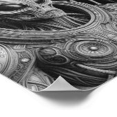 Volwassen Kleurend Alien 3D Poster (Hoek)