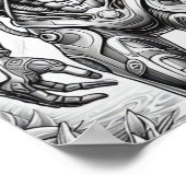 Volwassen Kleurend Alien 3D Poster (Hoek)