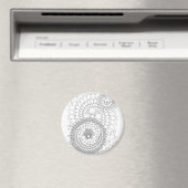 Volwassen Kleurend Geometrisch Ontwerp Magneet (Insitu (Vaatwasser))