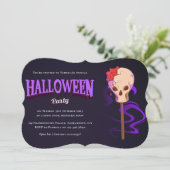 Volwassen kostuums & Cocktail schedel Halloween Pa Kaart (Staand voorkant)