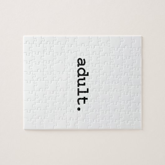 volwassen. legpuzzel (Horizontaal)