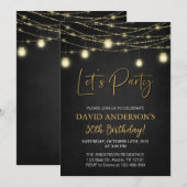 Volwassen Mannen 30th Birthday Backyard Kaart (Voorkant / Achterkant)