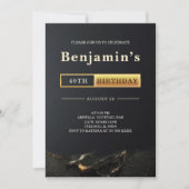 Volwassen Mannen 40e verjaardag Kaart (Voorkant)