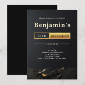 Volwassen Mannen 40e verjaardag Kaart (Voorkant / Achterkant)