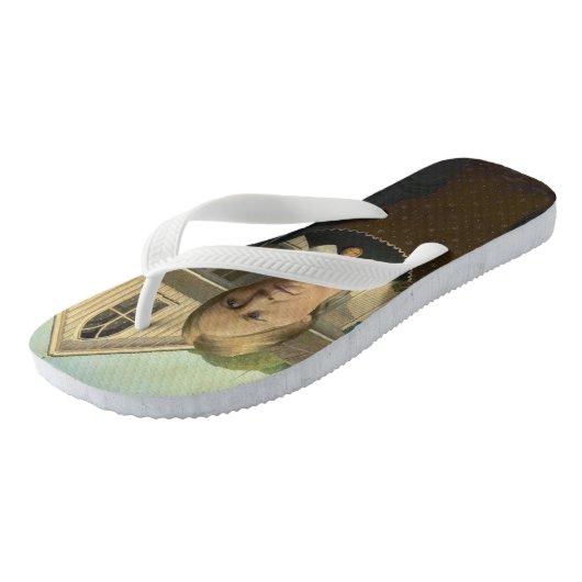 Volwassen Mannen/vrouwen, brede riem, Amerikaans g Teenslippers (Schuin)