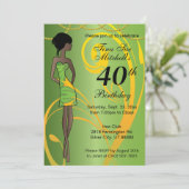 Volwassen meisje verjaardagsfeestje | DIY Age - Gr Kaart (Staand voorkant)