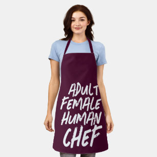 VOLWASSEN MENS VROUW CHEF All-Over Print Schort