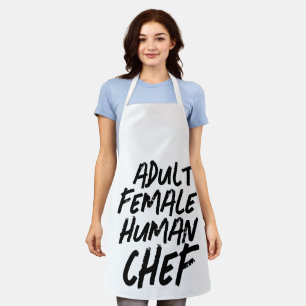 VOLWASSEN MENS VROUW CHEF All-Over Print Schort