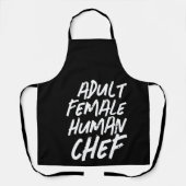 VOLWASSEN MENS VROUW CHEF All-Over Print Schort (Voorkant)