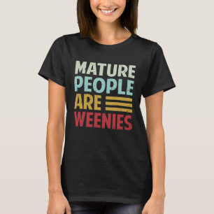 Volwassen Mensen Zijn Sukkels Sarcastische Vader T-shirt