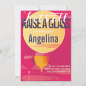 Volwassen minimalistische verjaardagsuitnodiging o kaart (Voorkant)