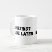 Volwassen misschien later koffiemok (Voorkant links)