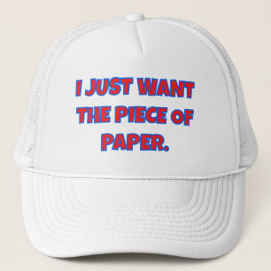 VOLWASSEN ONDERWIJS TRUCKER HAT "wil gewoon een di Pet