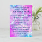 Volwassen prom van 80 jaar kaart (Staand voorkant)