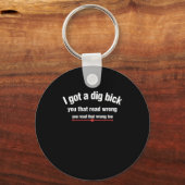 Volwassen Puns Wordplay Funny Misspeld Wrong Phras Sleutelhanger (Voorkant)