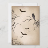  Volwassen Schedel Halloween Verjaardagsfeest Kaart (Achterkant)