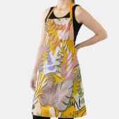 Volwassen Schort: Abstracte bladeren (sinaasappel) Schort (Insitu)