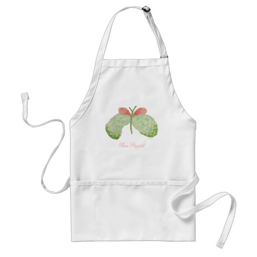 volwassen schort van daisy butterfly (Voorkant)