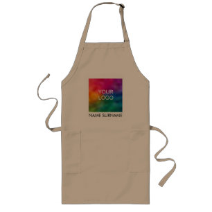 Volwassen Schort Voeg de Logo van de Familienaam v