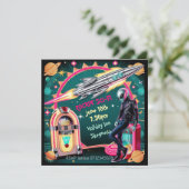 Volwassen Sci-Fi-feest rocking Sci Fi rockabilly Kaart (Staand voorkant)