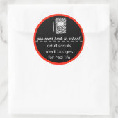 Volwassen Scouts: Verdienste Badges voor het echte Ronde Sticker (Tas)