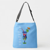 Volwassen Sippy Cup (blauw), Schattig Strand Crossbody Tas (Achterkant)