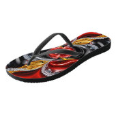 Volwassen slanke bandjes met Duitse kleuren Teenslippers (Schuin)
