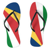 Volwassen slanke bandjes met Seychellen kleuren Teenslippers (Voetbed)