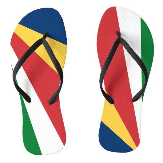 Volwassen slanke bandjes met Seychellen kleuren Teenslippers (Voetbed)