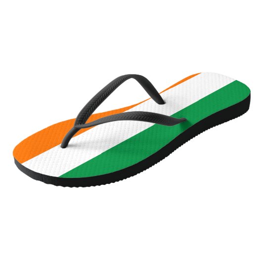Volwassen slanke bandjes met vlag van Ierland Teenslippers (Schuin)
