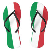 Volwassen slanke bandjes met vlag van Italië Teenslippers (Voetbed)
