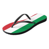 Volwassen slanke bandjes met vlag van Italië Teenslippers (Schuin)