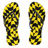 Volwassen slanke bandjes met vlag van München Teenslippers (Voetbed)