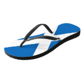 Volwassen slanke bandjes met vlag van Schotland, V Teenslippers (Schuin)