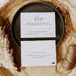 Volwassen slechts twee gasten | Kaart Pumpkins Wed