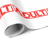 Volwassen stempel cadeaupapier (Rol Hoek)