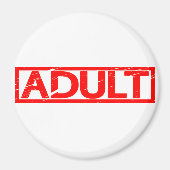 Volwassen stempel magneet (Voorkant)