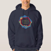 Volwassen sweatshirt met capuchon (Voorkant)