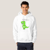 Volwassen T-Rex Hoodie (Voorkant volledig)