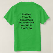 Volwassen T-Shirt (Design achterkant)