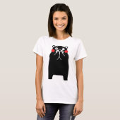 Volwassen T-shirt voor vrouwen met Kumamon vooraan (Voorkant volledig)