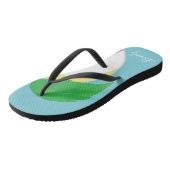 Volwassen Teenslippers "Beachy Keen/Beachball" (Schuin)
