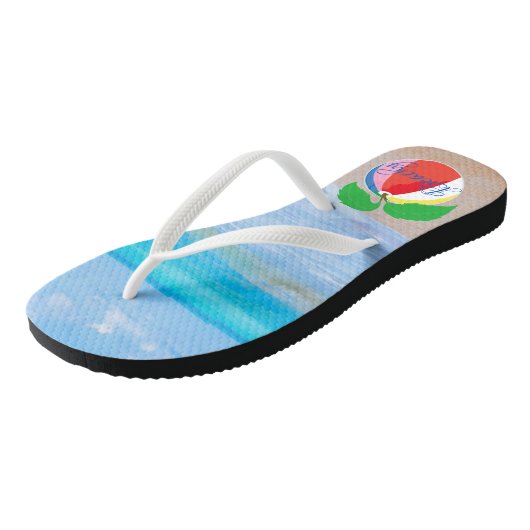 Volwassen Teenslippers "Beachy Keen/Ocean, Beachba (Schuin)
