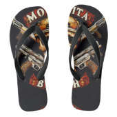 Volwassen Teenslippers, brede riemen Teenslippers (Voetbed)