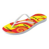 Volwassen Teenslippers "Groovy" Teenslippers (Schuin)