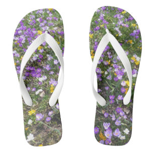 Volwassen Teenslippers met multi-kleurencrocus Spr