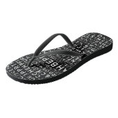 Volwassen Teenslippers met Slim Strap (Schuin)